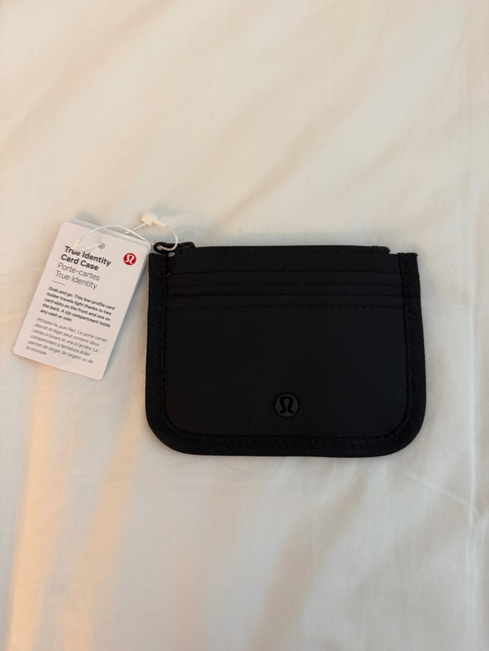 lululemon athletica Black True Identity Card Case